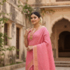 1758873320043 Paithani Pure Pink Cotton Handwoven Saree
