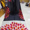 IMG-20250917-WA0056 Special Hand-Painted Black Red Murshidabad Silk Saree