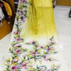 IMG-20250917-WA0066 Special Hand-Painted Dark Yellow Murshidabad Silk Saree