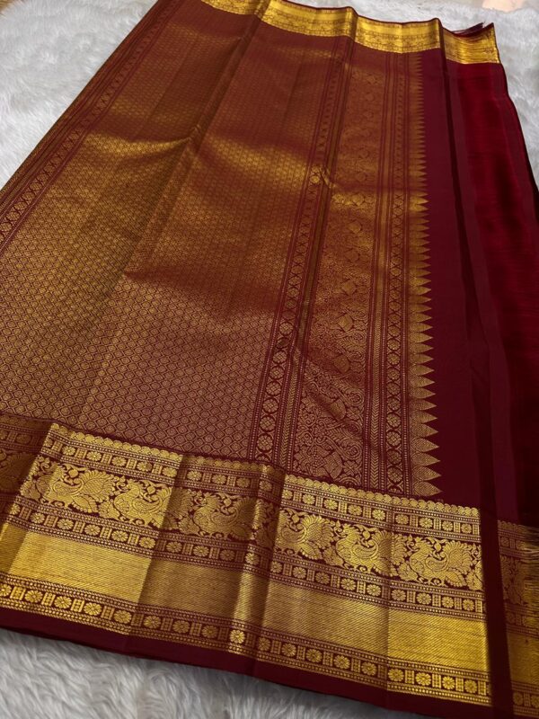 WhatsApp Image 2025-09-14 at 17.27.00 Pure Red Handloom Kanchipuram Silk Saree