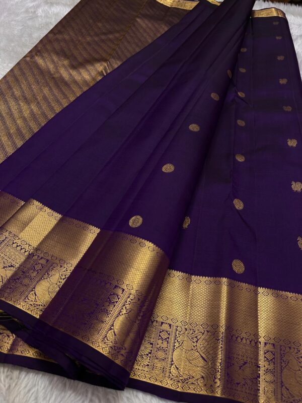 WhatsApp Image 2025-09-14 at 17.27.02 Pure Indigo Handloom Kanchipuram Silk Saree