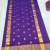 WhatsApp Image 2025-09-15 at 21.09.51 Indigo Cotton Silk Chanderi Handwoven Saree