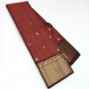 WhatsApp Image 2025-09-16 at 15.10.27 (2) Pure Brown Kanchipuram Silk Bridal Saree – Handwoven with 2G Pure Zari