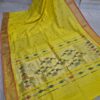 Paithani Greeny Yellow Silk Cotton Handwoven Saree