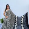 WhatsApp Image 2025-09-16 at 19.25.31 Pure Modal Black and White Silk Hand Block Printed Saree with Natural Dyes